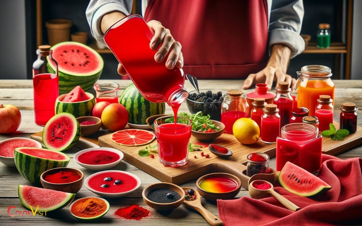 Incorporating the Red Color Into Recipes