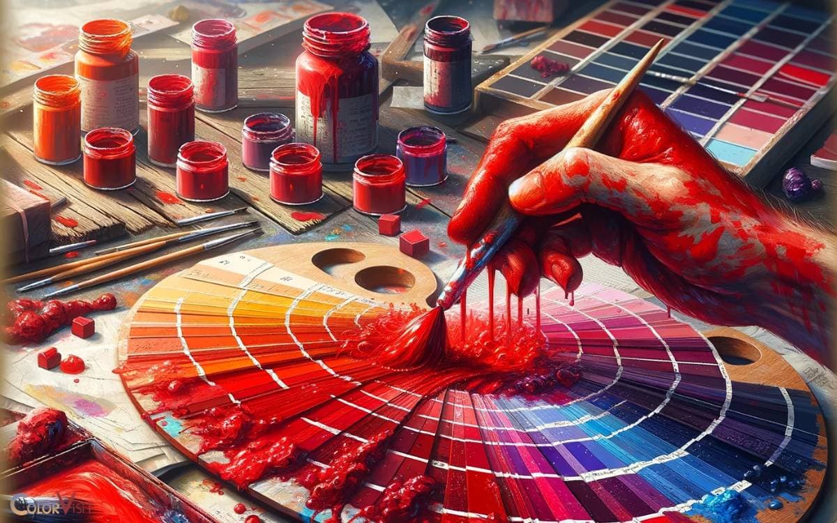 Mixing the Base Red Color