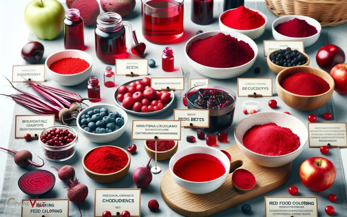 Primary Red Food Coloring Ingredients