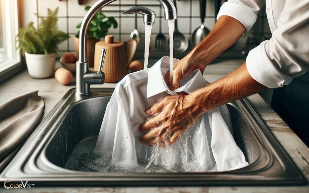 Rinsing and Washing the Shirt