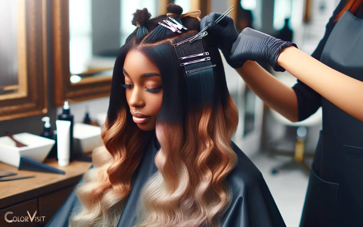 Sectioning Your Hair for Ombre Application