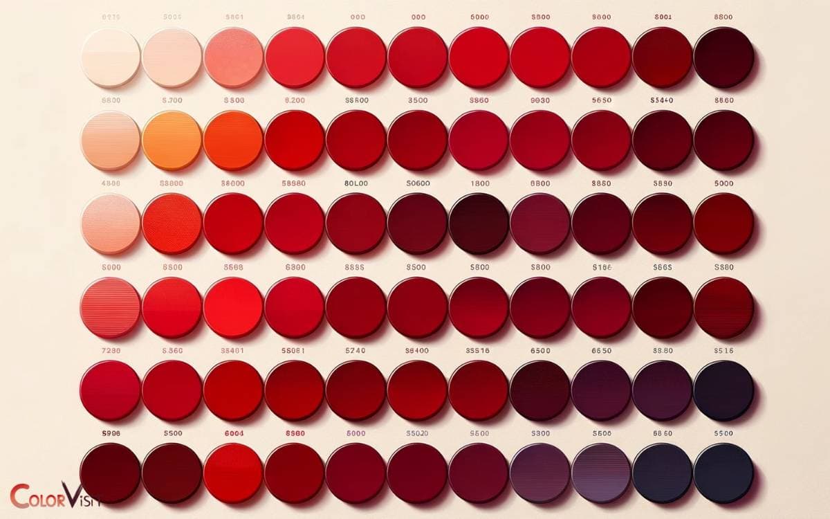 Shades and Variations of Red