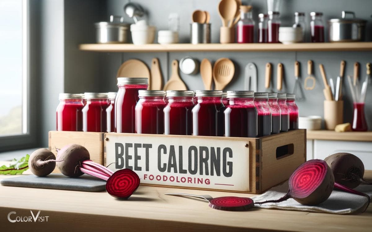 Storing Homemade Beet Food Coloring