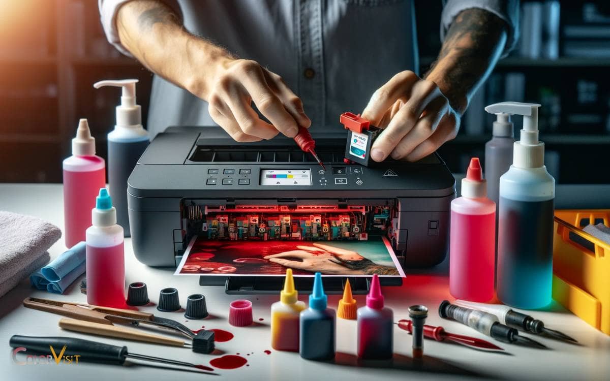 Adjusting Printer Settings for Red Color