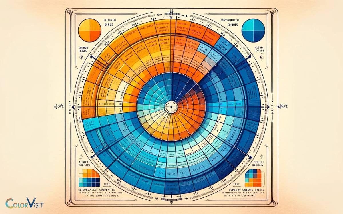 Blue and Orange Color Wheel
