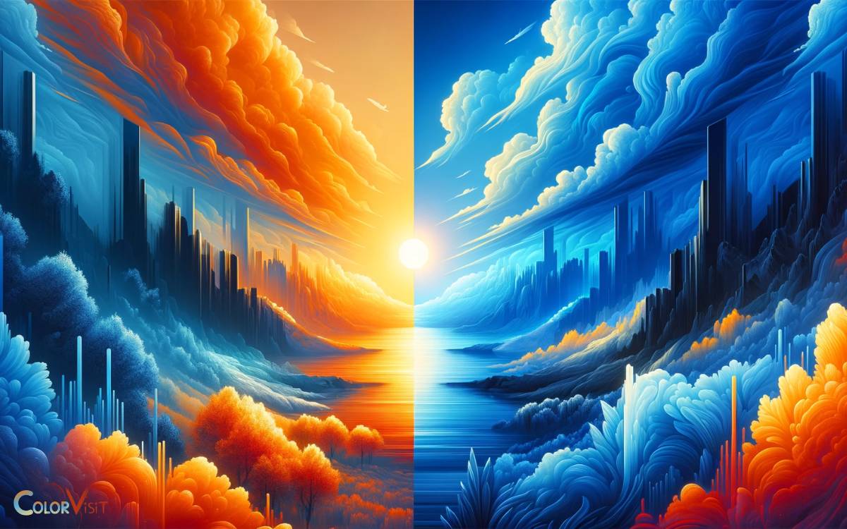 Blue and Orange in Design