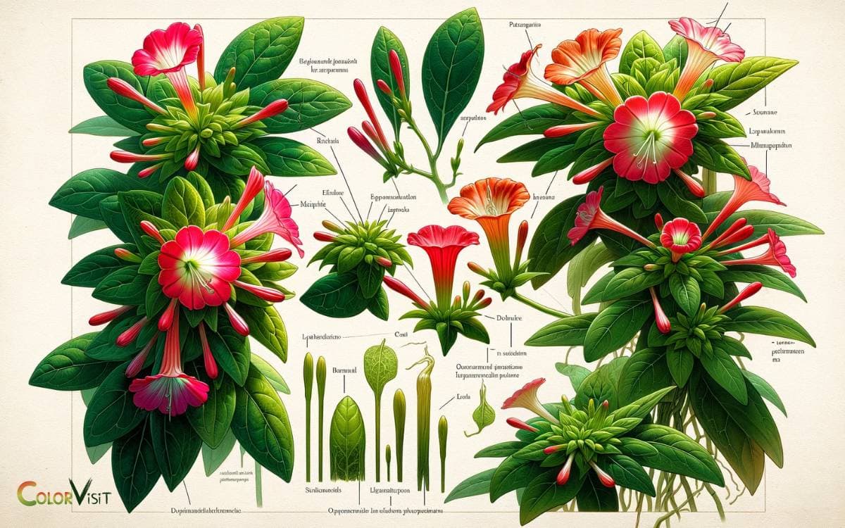 Botanical Characteristics of Japanese Four Oclock Plants