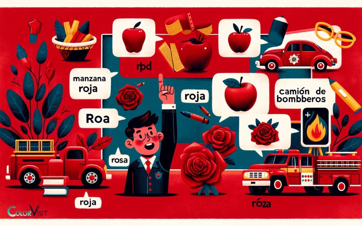 Describing Objects in Red