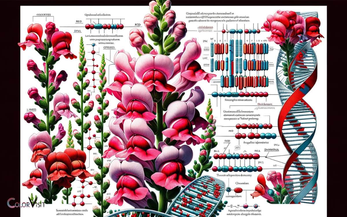 Genetic Basis of Red Flower Color