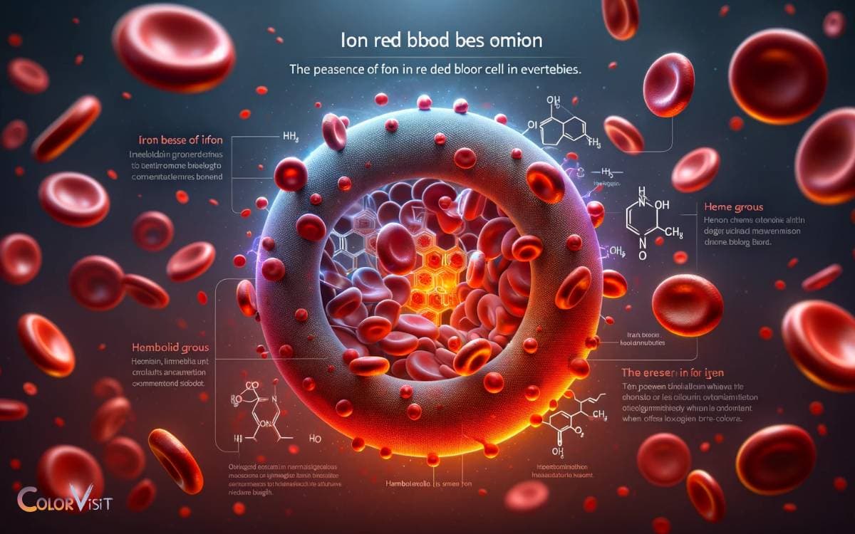 Irons Contribution to Red Blood Cell Color