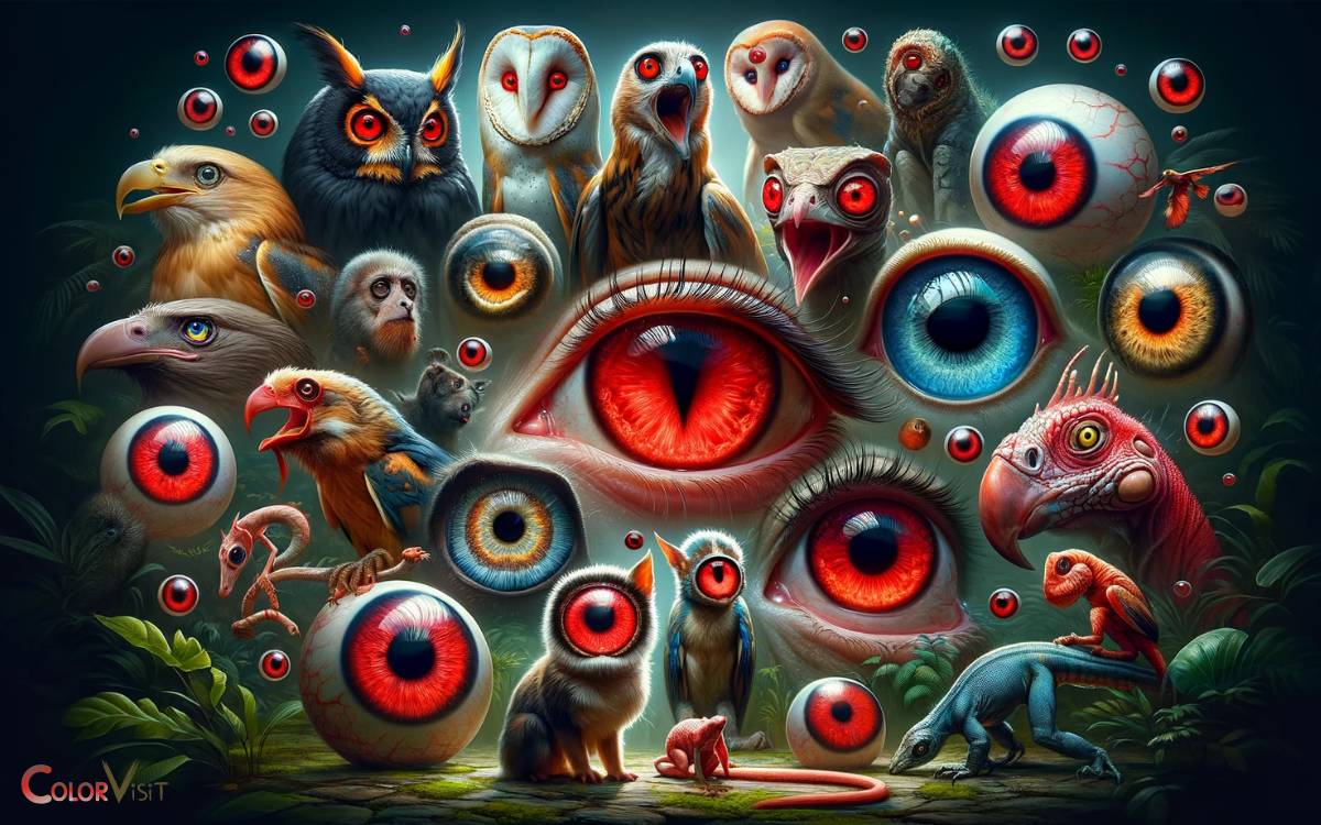 Rare Occurrences of Red Eyes