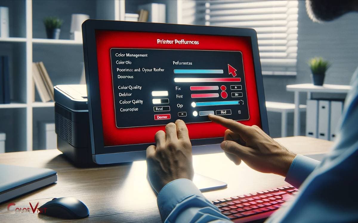 Troubleshooting the Red Color Output