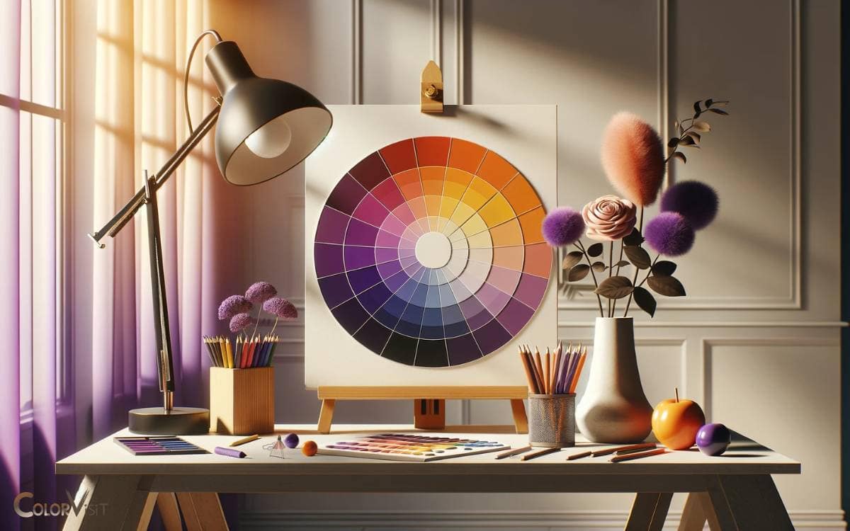 are purple and orange complementary colors