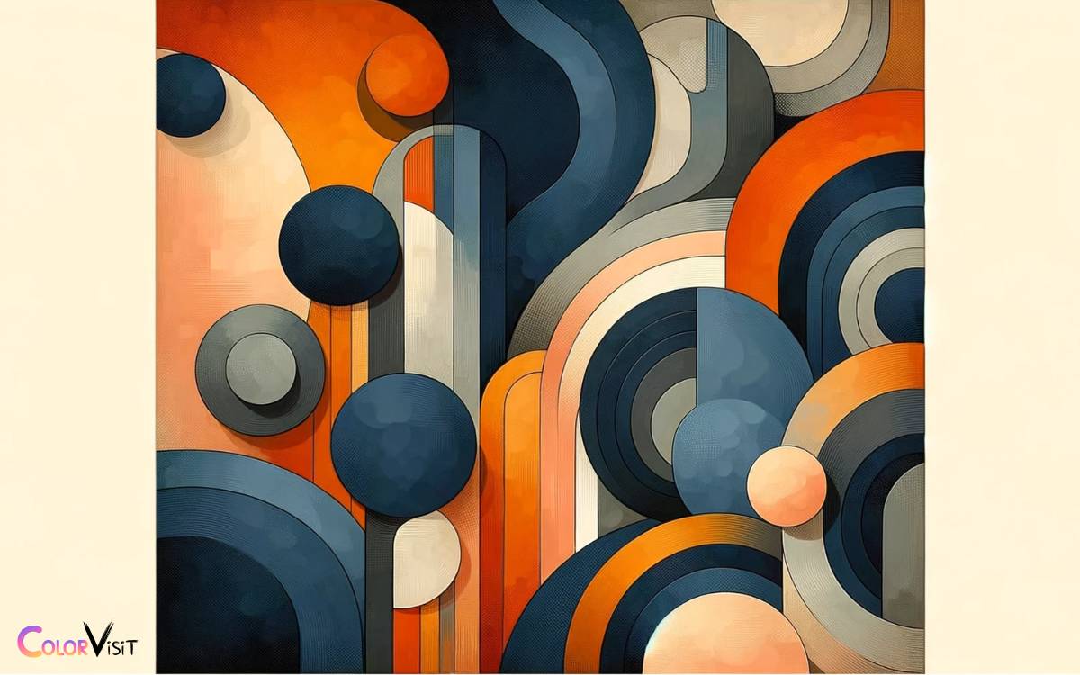 Navy Orange Grey Color Scheme