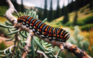 black and orange caterpillar colorado