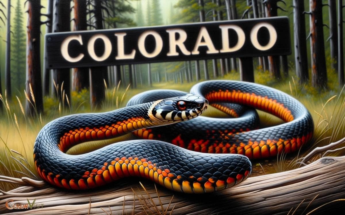 black and orange snake colorado