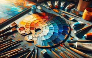 blue and orange color palette