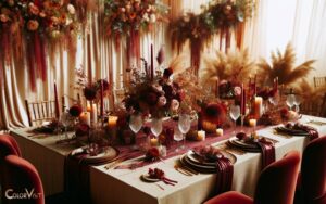 burgundy and burnt orange wedding colors