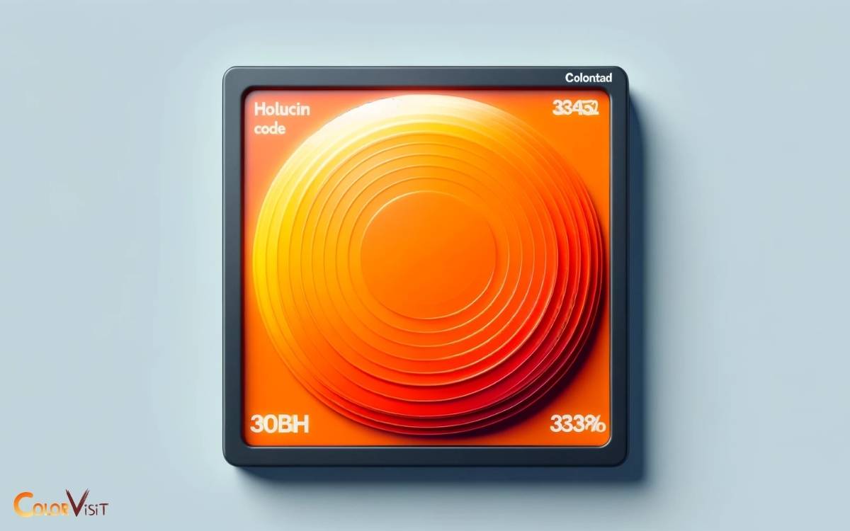 color code for bright orange