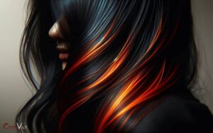 Crazy Color Orange on Dark Hair