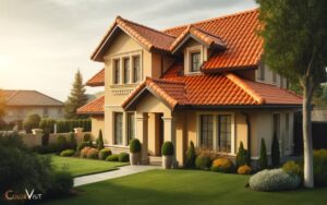 Exterior House Colors with Orange Tile Roof