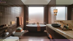 12 Elegant Brown Tile Bathroom Ideas Color Palettes for 2025
