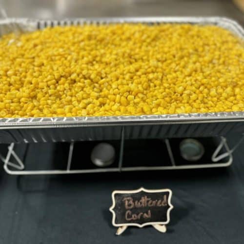 Buttered corn served fresh and flavorful, perfect as a side dish for any meal. Made with sweet corn and rich butter, it offers a delicious, comforting taste.