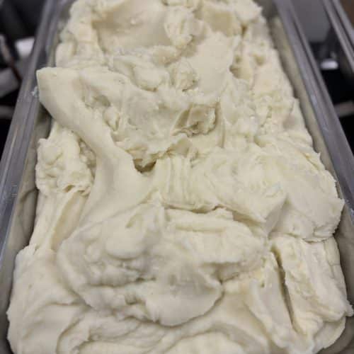 Creamy plain mashed potatoes served at Corine's Soul Food, Cakes & Catering, perfect as a comforting side dish for any meal.