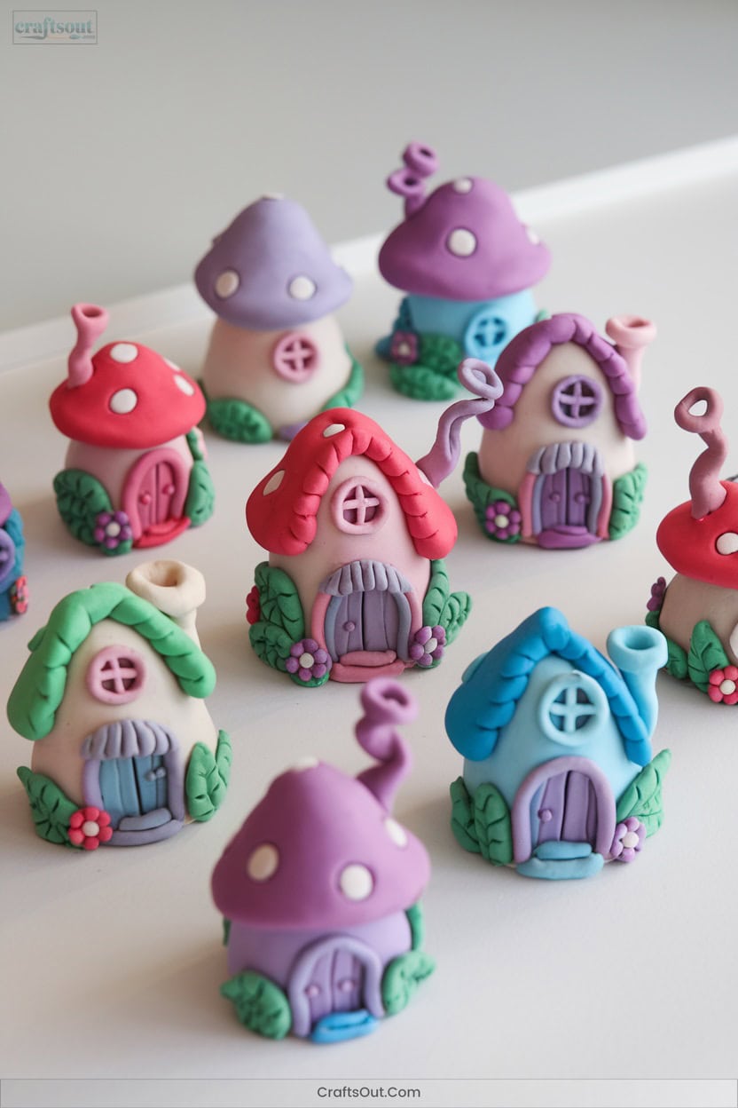 16 Fairy Houses From Clay