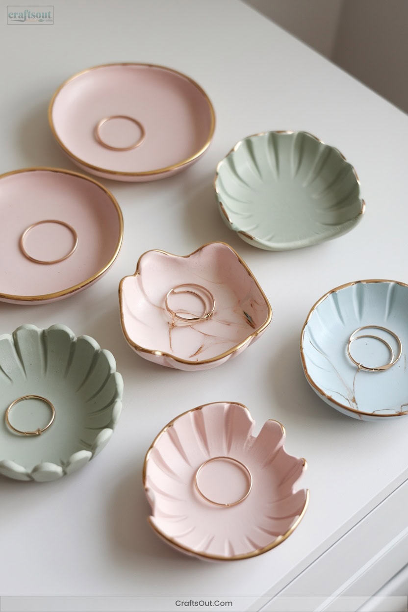 3 DIY Clay Jewelry Dishes