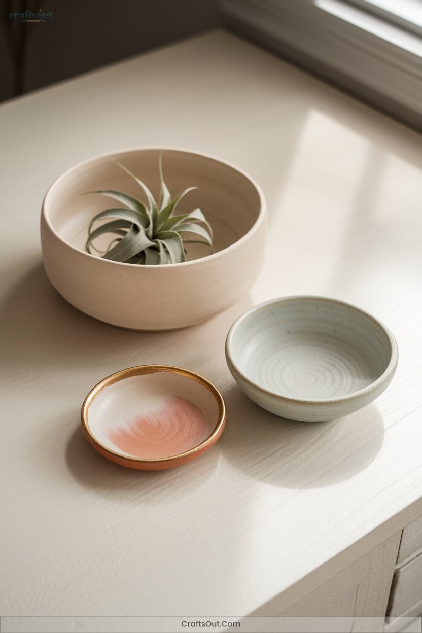 4 Simple Bowls And Trinket Dishes