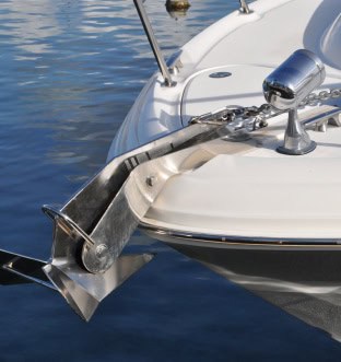 anchor on a boat