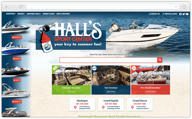 halls sport center m