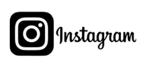 black instagram logo