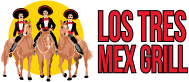 Los Tres Mex Grill Jackson Logo Horiz Stacked