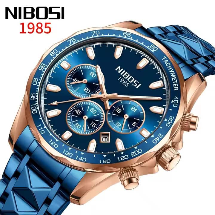 Reloj NIBOSI 1985 Blue/Gold