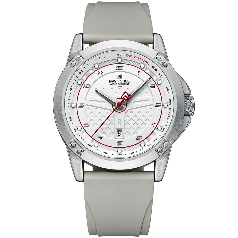 Reloj Naviforce estilo Militar con correa de silicona