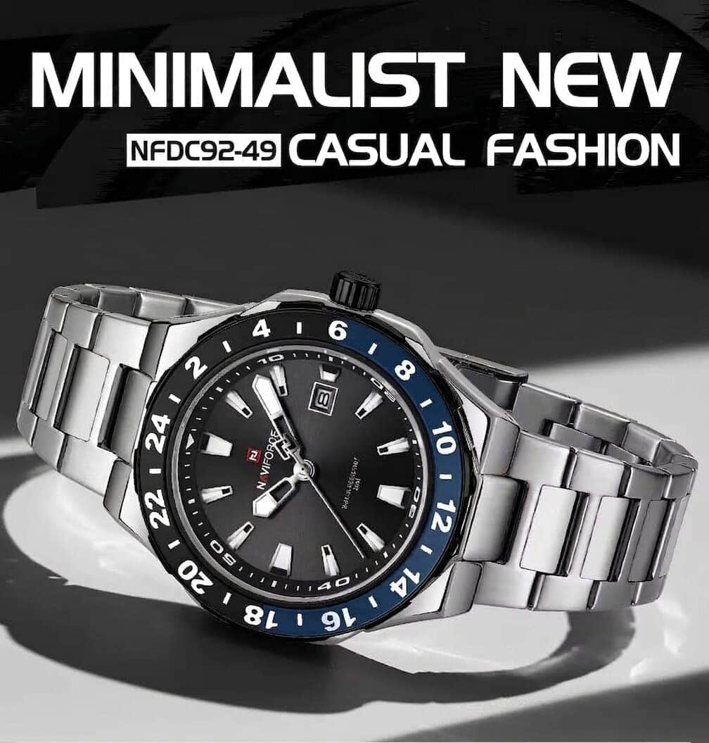 Reloj NAVIFORCE Traveling Aviator "BATMAN"