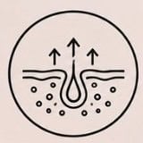 A cleansed pore representing removal of impurities