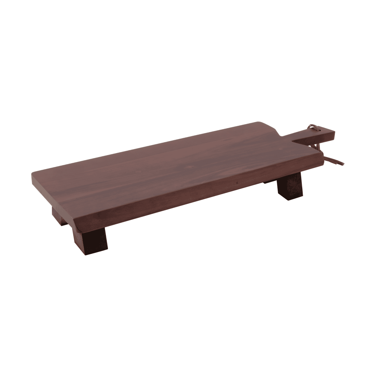 Alzata buffet tagliere radici cm.60x20x8h
