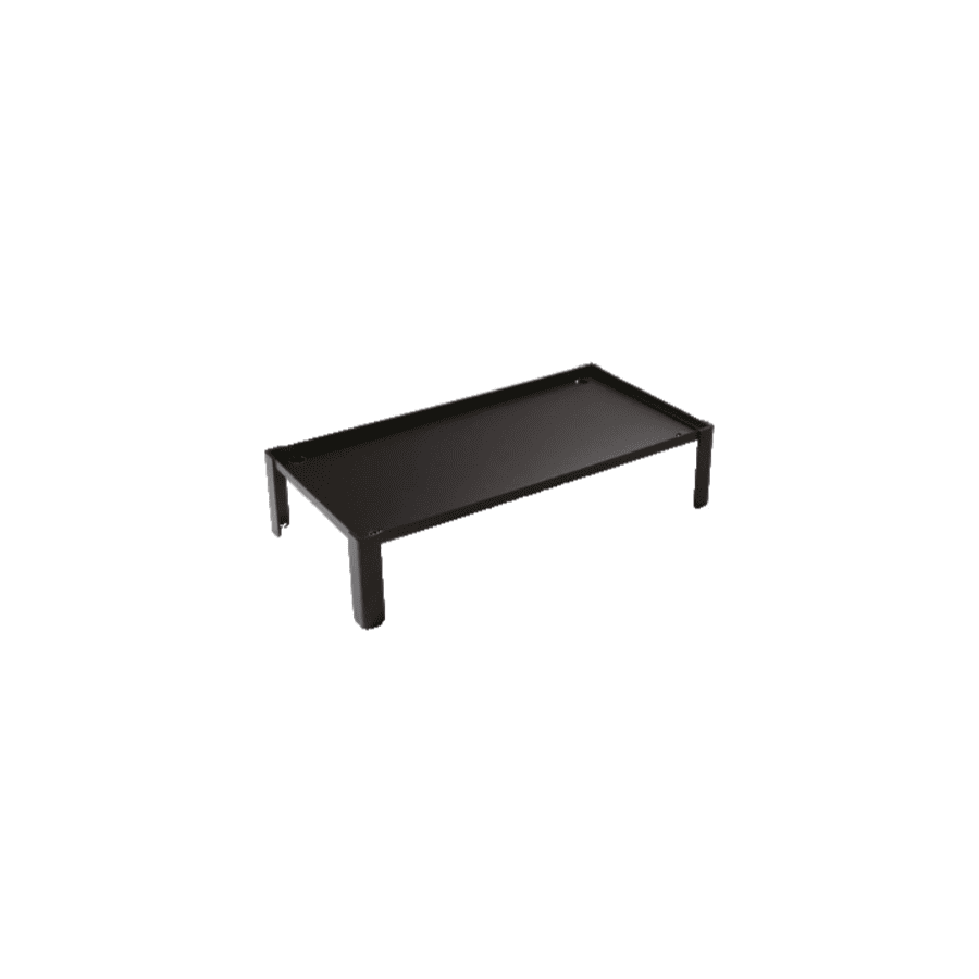 Alzata presentazione domino nera cm.20x40x20