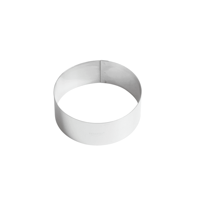 Anello per mousse inox cm.12×4,5h