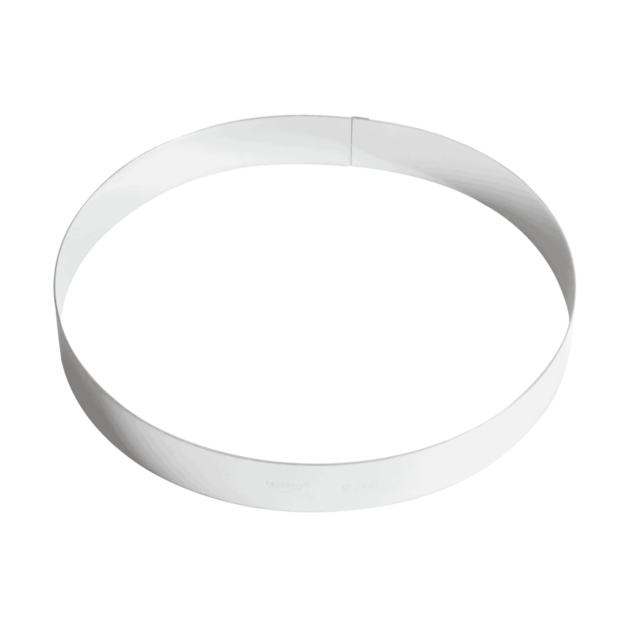Anello per torte inox cm.26×3,5h