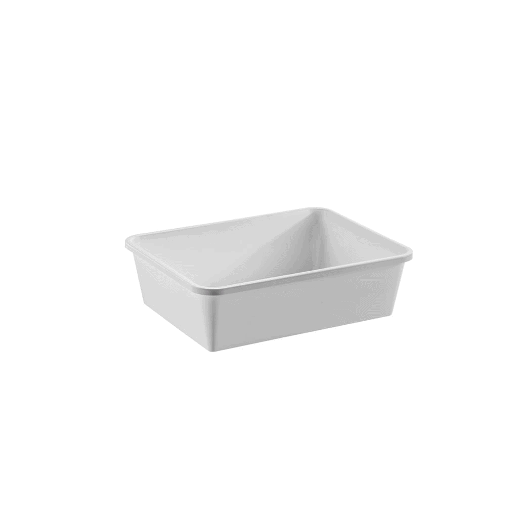 Bacinella senza coperchio cm.40x30x10