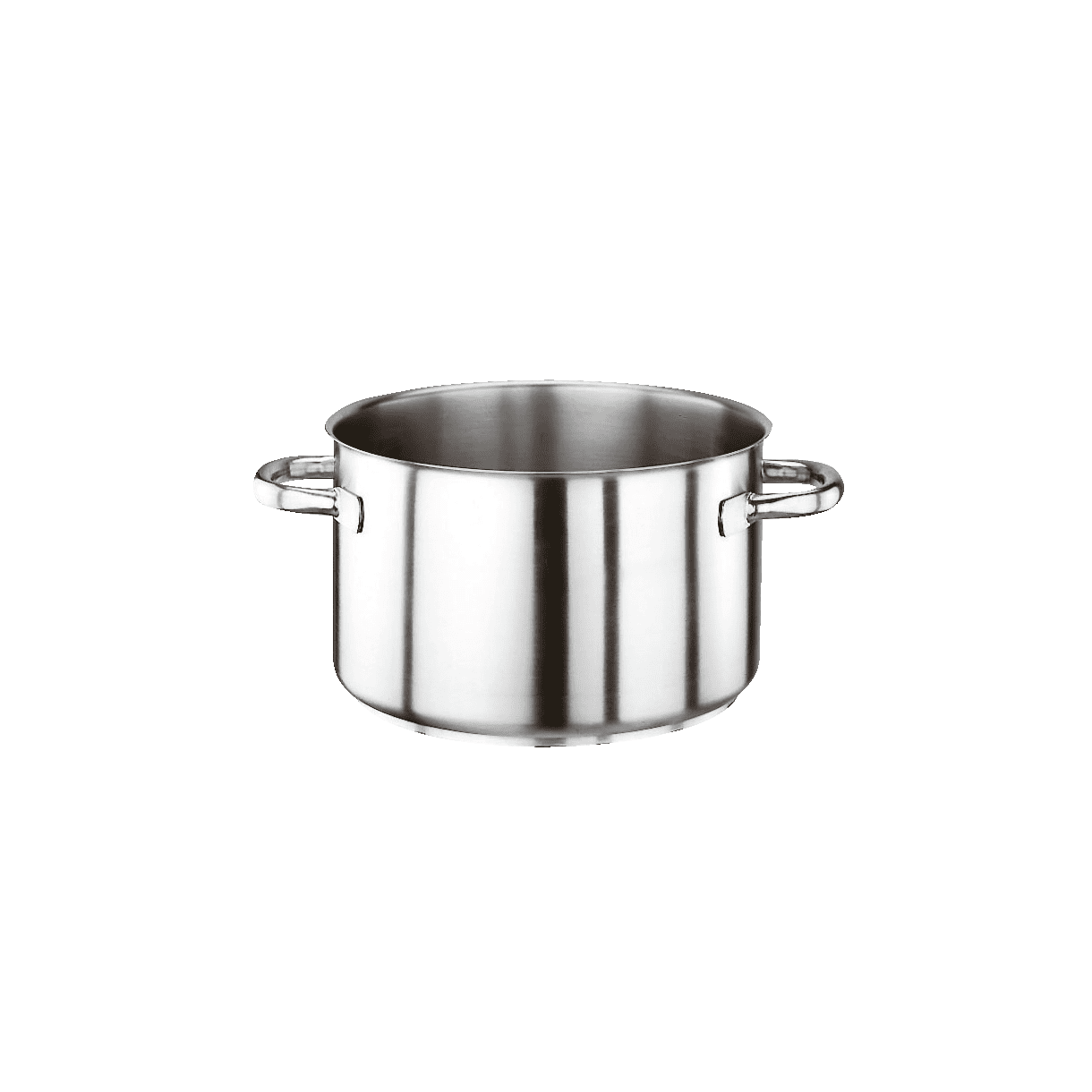 Casseruola alta due maniglie series 1000 inox cm.24