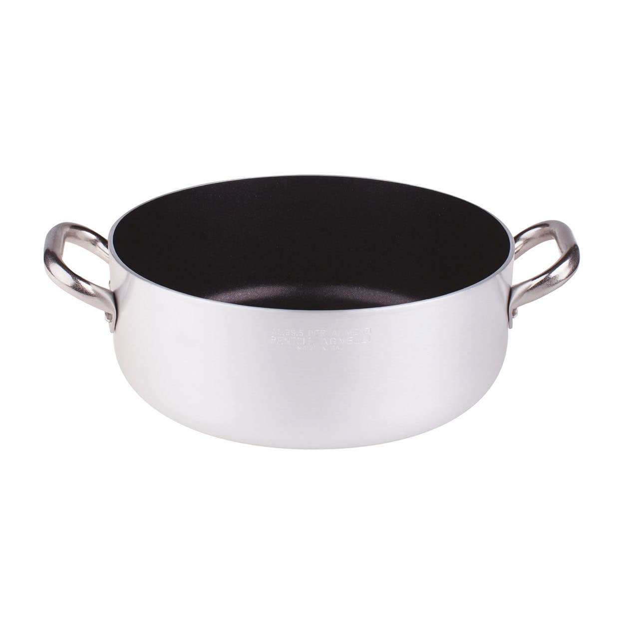Casseruola bassa due maniglie platinum cm.40
