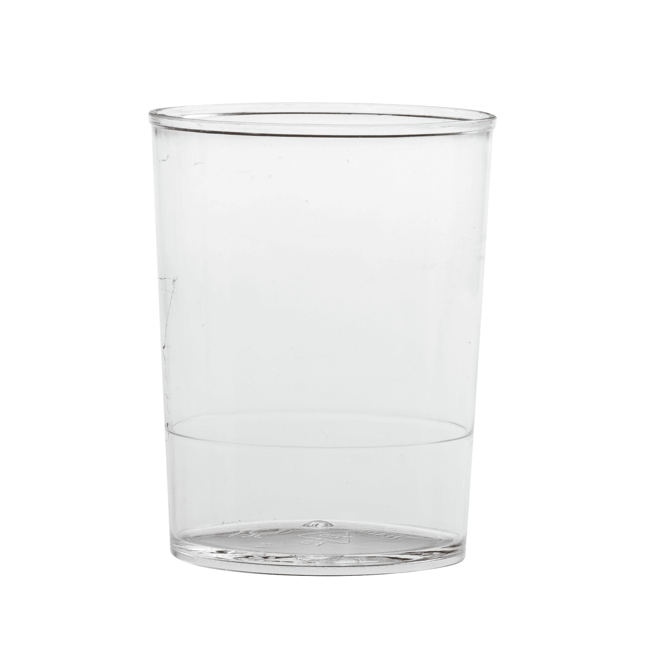 Confezione 100 bicchieri cilindrici riutilizzabili cm.5,5x7h