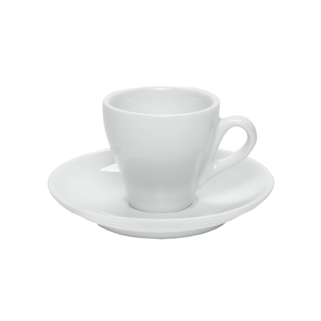 Confezione 6 tazza con piatto caffe’ pera breakfast cl.7