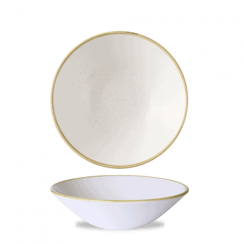 Coppa conica stonecast barley white cm.22,2