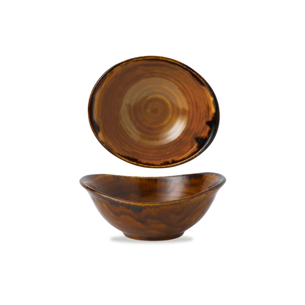 Coppa ovale harvest brown cm.17,4×14,7
